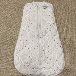 Starry White Quilted Sleep Sack